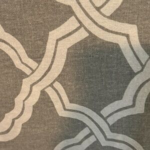 Pottery Barn Trellis Duvet Cover Full/Queen Grey with Pillow Shams